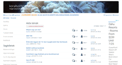 Desktop Screenshot of korallszirtes-akvarium.hu